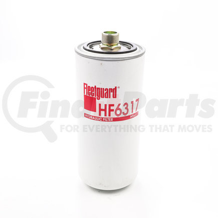 HF6317 by FLEETGUARD - Hydraulic Filter - 8.29 in. Height, 3.68 in. OD (Largest), Spin-On