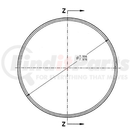 M5040563 by HALDEX - Emergency Piston Bearing Notes Emergency Piston Bearing 5/00 to present.