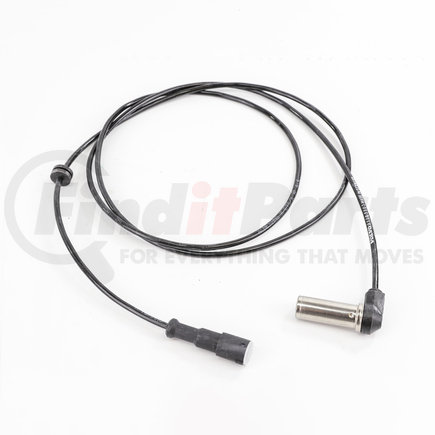 R955328 by MERITOR - ABS Wheel Speed Sensor - 90 Degree Sensor, with 5.58 ft. Cable, Din 2 Pin Female Connector