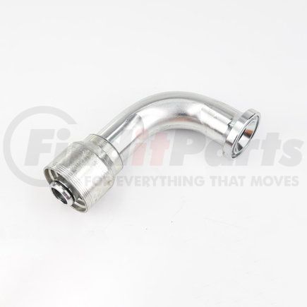 4S20FLB16 by EATON - Hose Fitting - Crimp, Permanent, 4-Spiral, SAE Code 61-Flange, Steel, 90° Elbow