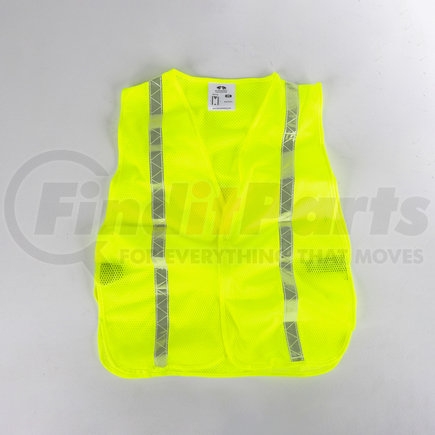 VH302 by MS CARITA - SAFETY VEST LIME W/WHITE STRIPE