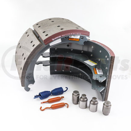 KSMA3124707QP by MERITOR - Drum Brake Shoe Kit - 16.5 in. Diameter, 7 in. Width, Q Plus, 23K GAWR, Platinum Shield III