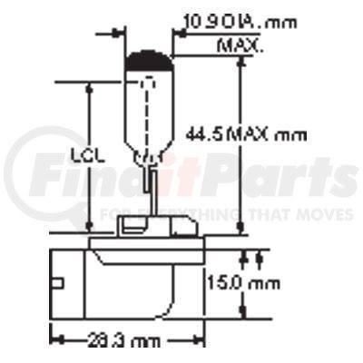 20238 by GENERAL ELECTRIC - GE T3.25 (T3 1/4) - Automotive; Low Voltage