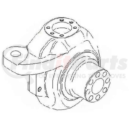 213.06.737.01 by DANA - DANA ORIGINAL OEM, CASE, STEERING W/BUSHING (RH), AXLE, FRONT&REAR