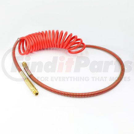 451042NR by TRAMEC SLOAN - Coiled Air with Brass Handle, 15' with 40 Lead, Red