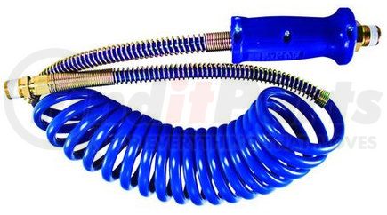 451089NB by TRAMEC SLOAN - Coiled Air with Dura-Grip Handles, 15', Blue