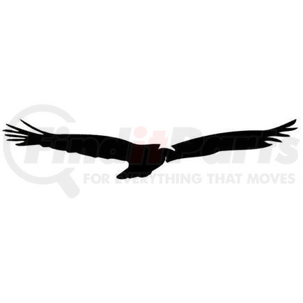 55941-017 by CONDOR - CONDOR ORIGINAL OEM, DECAL - "BIRD" 2.5X17 GRY (N