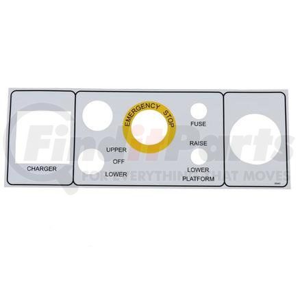 56645 by CONDOR - CONDOR ORIGINAL OEM, DECAL, V LOWER CONTROL PANEL