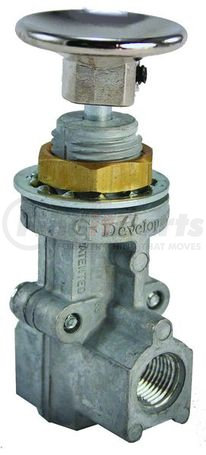 401147 by TRAMEC SLOAN - Height/Lumbar Control Seat Valve, End/Side Ported, Removeable Knob