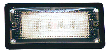 61760 by GROTE - Courtesy and Dome Rectangular LED Lamp, Courtesy, Rectangular, Red/White, 6 Diodes, 10 to 30-Volt, 150 Lumens, Black