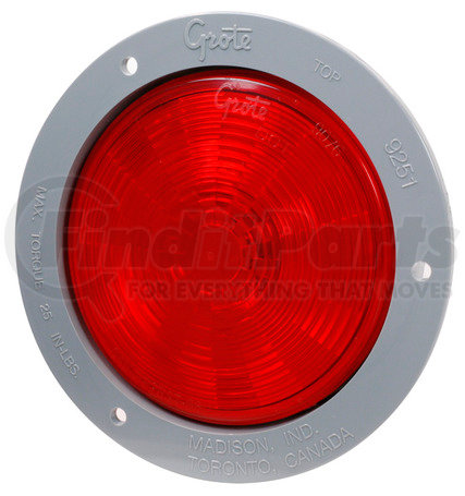 54472-3 by GROTE - SuperNova 4" NexGen LED Stop / Tail / Turn Light - Gray Flange, Male Pin, Multi Pack