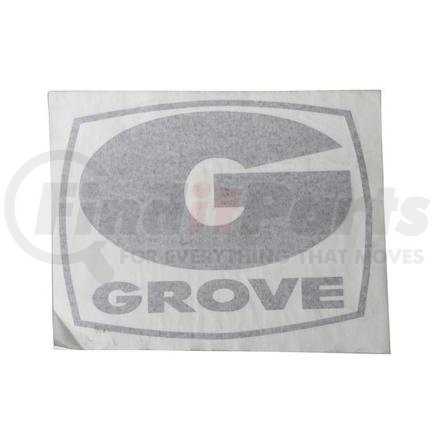 7-376-000934 by GROVE MANLIFT - GROVE MANLIFT ORIGINAL OEM, GROVE DIE CUT DECAL