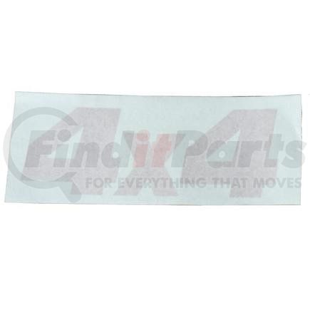 7376240030 by GROVE MANLIFT - GROVE MANLIFT ORIGINAL OEM, DECAL, 4X4 LOGO