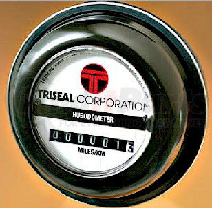 84013 by TRISEAL - Stamped Steel-Oil Hubcap Chrome Plated