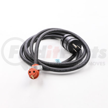 8608652 by PHILLIPS & TEMRO - Single HD Cord-WP Male Plug, Silicone Female Connector, 125V, 15 amp, 7 ft., 14/3 SJ Wire, A (WP)-NEMA 5-15, "K" Silicone Connector