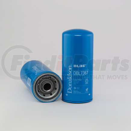 DBL7367 by DONALDSON - Engine Oil Filter - 12.13 in., Full-Flow Type, Spin-On Style, Synteq Media Type