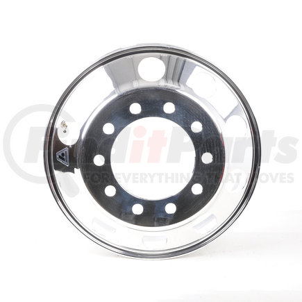 41644SP by ACCURIDE - Aluminum 22.5” x 8.25” Wheel - 10 Hand Holes - Standard Polish