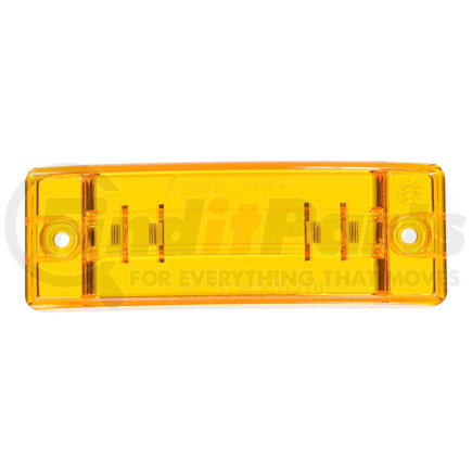 92163 by GROTE - Clearance Light Lens - Rectangular, Yellow, For 6 inches Light