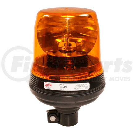 76493 by GROTE - Strobe Light - Amber, 12V, Low Profile