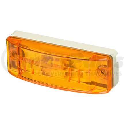 46803 by GROTE - Clearance Light - 5-7/8 inches Rectangular, Yellow, Optic Lens