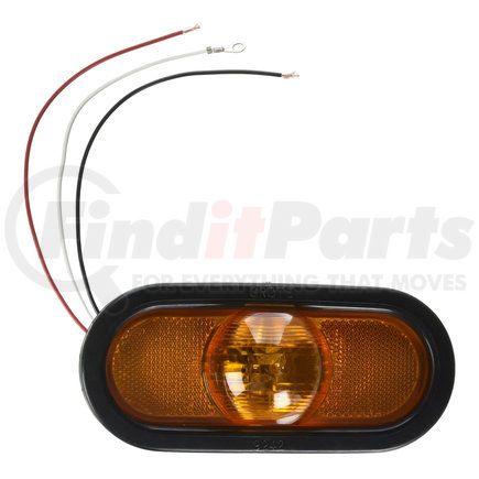 52553 by GROTE - Turn Marker Light - Torsion Mount III, Oval Side, Amber