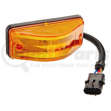 53853 by GROTE - OEM Style Side Turn Marker Lamp, Yellow, Bulb Replaceable
