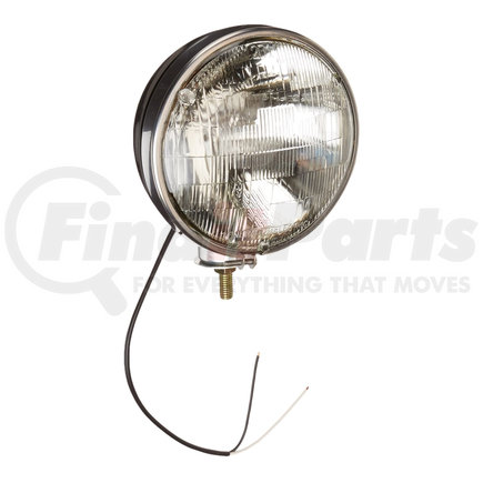 Grote 64071 Headlight Par 56 7" Headlamp, Black, Powder Coated