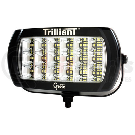 6.3E+42 by GROTE - Trilliant LED Work Light - w/ Reflector, Flood, Hardwired, 12-24V