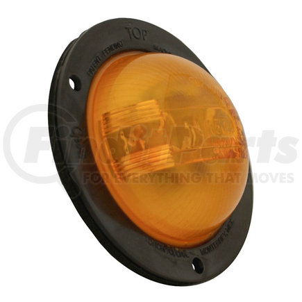 47423 by GROTE - SuperNova 2 1/2" PC Rated, LED Clearance/Marker, Yellow w/ Black, Theft-Resistant Flange