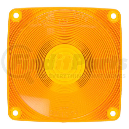 Grote 90743 Tail Light Lens Stop / Tail / Turn Light Lens - Two Stud, Yellow