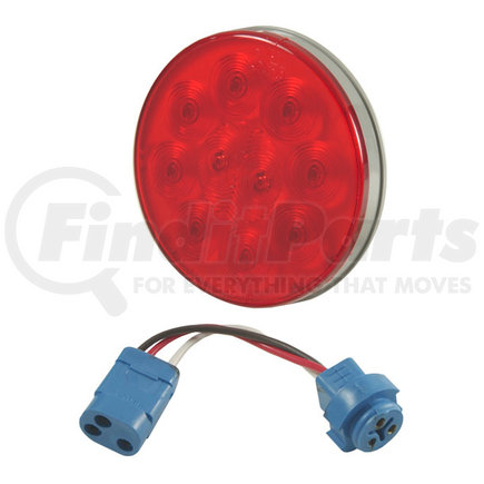 53342 by GROTE - SuperNova 4" 10-Diode Pattern LED S/T/T Lamp, Red (53252 + 66830)