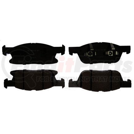 17D1818C by ACDELCO - Disc Brake Pad, Front, Gold-Ceramic