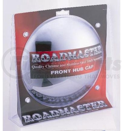 205-1CD by ROADMASTER - Hub Cap, Front, Chrome, 6 Multi-Notch Cut-Out, 3/4" Lip, 1-3/8" Extended Height, fits 4, 5 and 6 Notch Hubs, for Aluminum Wheels, 8-23/32"