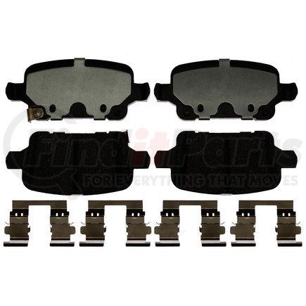 17D1857CH by ACDELCO - PAD SET,RR DISC BRK