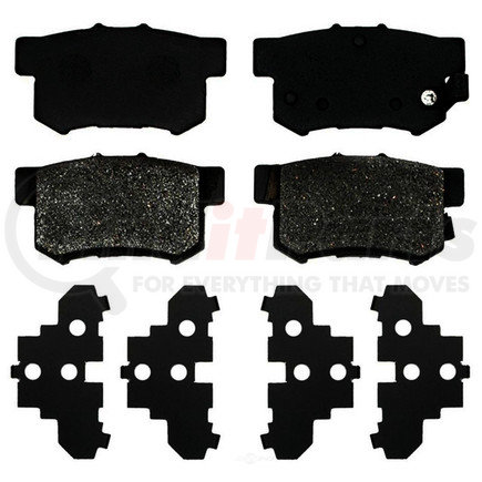 17D365 by ACDELCO - Rear Brake Pad Set