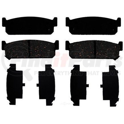 17D588C by ACDELCO - Rear Brake Pad Set