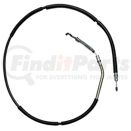 18P2792 by ACDELCO - Genuine GM Parts™ Parking Brake Cable - Galvanized Steel, Intermediate
