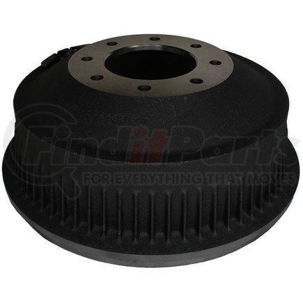 18B253 by ACDELCO - Brake Drum - Rear, Cast Iron, 16.45 in. OD, 8 Lug Holes, with Outer Fins