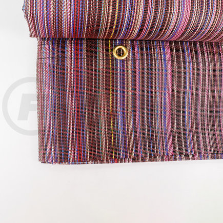 1801746 by SHUR-CO - Multi-Colored PVC Mesh Tarp, 7’6” × 20’