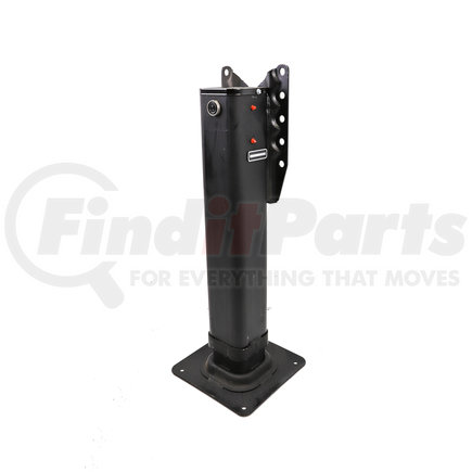 A440R.G3.17 by JOST - Trailer Landing Gear - Outside Mount, Gear Side, 10" x 10" Low-Profile Cushion Foot, 17" Travel Size