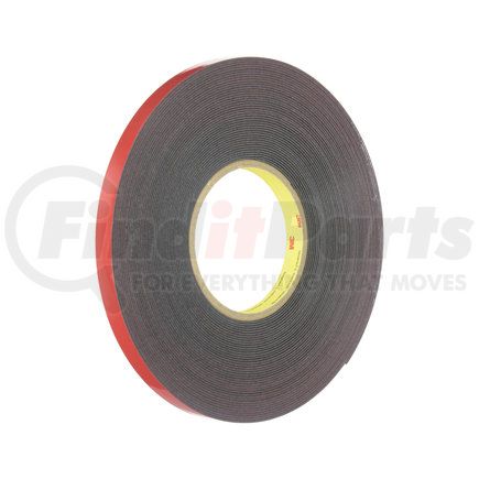 6382 by 3M - Automotive Acrylic Plus Attachment Tape 06382, Black, 1/2" X 20 Yds, 45 mil