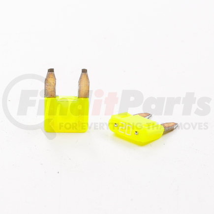 MIN20BP by LITTELFUSE - Mini Blade Fuse, Yellow