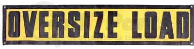 2199-84 by ROADMASTER - Oversized Load Sign. Vinyl Mesh, 18" x 84"