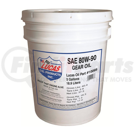 10066 by LUCAS OIL - SAE 80W-90 Heavy Duty Gear Oil