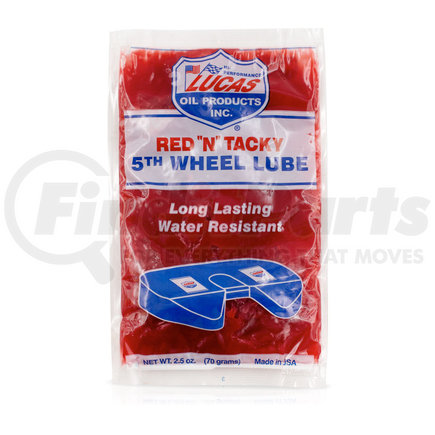 10676 by LUCAS OIL - Red N Tacky 5th Wheel Lube 4-48pk display cartons