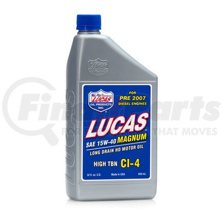 10075 by LUCAS OIL - SAE 15W-40 Magnum Motor Oil