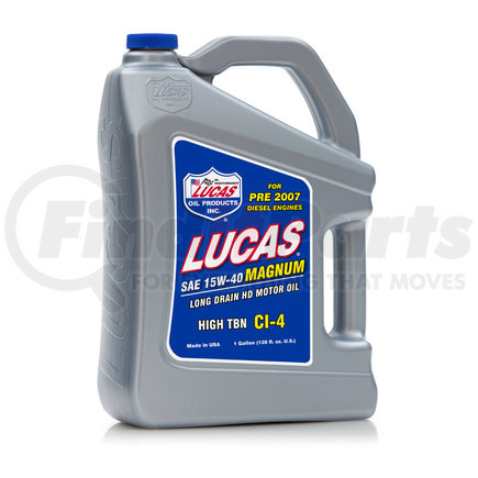 10076 by LUCAS OIL - SAE 15W-40 Magnum Motor Oil