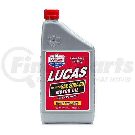 10054 by LUCAS OIL - Synthetic SAE 20W-50 Racing Oil