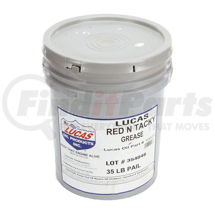 10027 by LUCAS OIL - Multi-Purpose Grease - Red "N" Tacky Grease NLGI#2