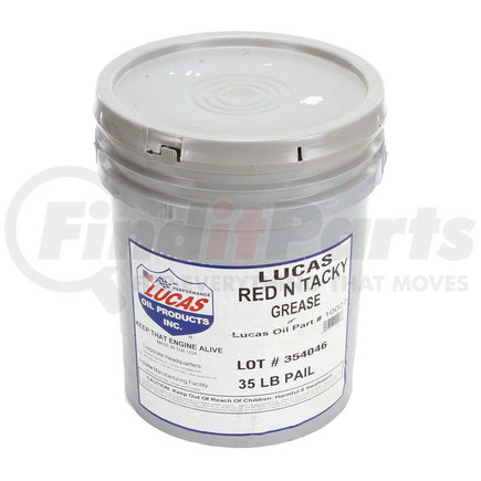 10027 by LUCAS OIL - Red "N" Tacky Grease NLGI#2
